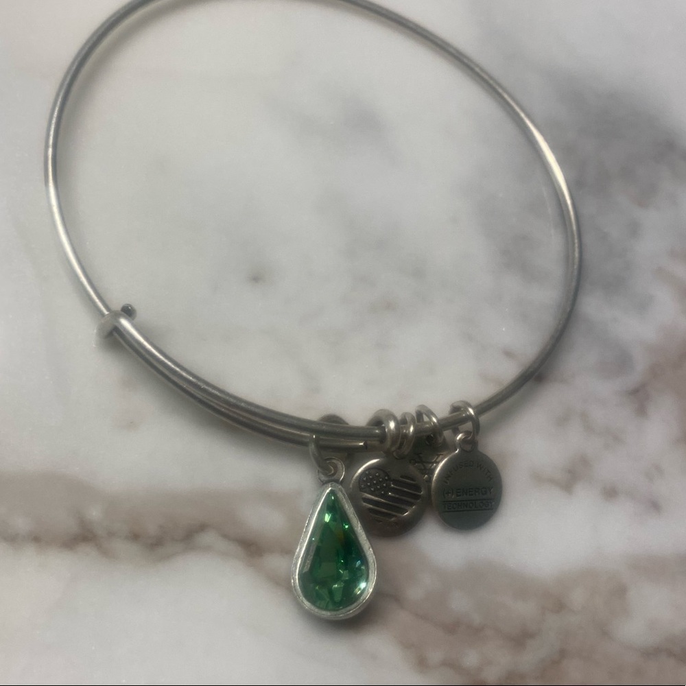 Alex and Ani August birthstone bangle